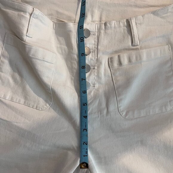 Women's Wide Leg High Waisted Jeans - Size 14 - Picture 4 of 7